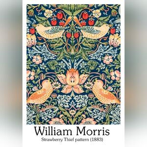 William Morris Strawberry Thief Pattern Art Print